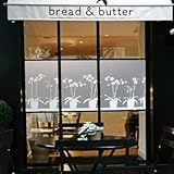 Generic High Quality 45X100Cm Fower Pot Opaque Vinyl Frosted Privacy Film Window Film Decorative Sma