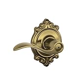 Schlage f40acc609アクセントプライバシーレバー、アンティーク真鍮by Schlageロック会社