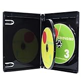 オーバルマルチメディア ブルーレイケース 3枚収納 ロゴ有り グロスブラック 3個 14.5mm厚 Blu-rayDiscに最適