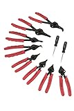 Sunex 3007 Snap Ring Plier Set, 10 Piece [並行輸入品]