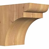 Ekena Millwork COR06X08X08YOR00SWR Yorktown Smooth Corbel, 5 1/2" Width x 8" Depth x 8" Height, West