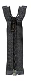YKK 45Cコイルオープンファスナー 10CM 黒 CFOR-456 DA