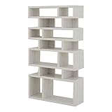 ホワイト／【90cm×155cm】 シェルフ シンプル 木製 縦置き 横置き 収納 ホワイト ライトブラウン ダークナチュラル