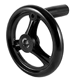 DealMuxウッドワーカー表ベルトドライブが12ミリメートルシャフト用チルトハンドホイールブラックを見ました