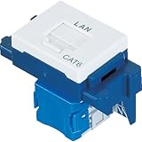 ぐっとすシリーズ情報モジュラジャック(CAT5E)(埋込型)(ホワイト)