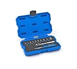 Armstrong 15-230 1/4-Inch Drive 12 Point Inch-SAE Socket Set, 12-Piece by Cooper Tools [並行輸入品]