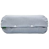 acortile(アコルティーレ) 抱っこひも収納カバー M 日本製 【デニム風ライトブルーシャンブレー×ブラック】 90日保証 リバーシブル 裏生地ブラック シッカリ生地