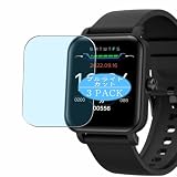 3枚 VacFun ブルーライトカット フィルム ， SMARTR SMART R GE-W107 1.4インチ smartwatch スマートウォッチ 向けの ブルーライトカットフィルム 保護フィルム 液晶保護フィルム（非 ガラスフィルム 強化ガラス ガラス ケース カバー ）