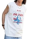 [ウィゴー] ヴィンテージ グラフィック ノースリーブ 服 トップス タンクトップ 夏服 古着 ストリート プリント BIG ビッグシルエット オーバーサイズ ギフト プレゼント 春 夏 秋 メンズ L 柄10