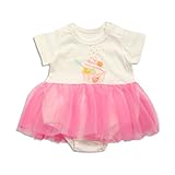 baby ampersand 女児セパレート風チュールロンパス　ピンク　60cm