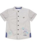 The Essential One – Little Boys 'ベビーキッズShort Sleeved GrandadシャツBailey Bearベージュ/ホワイト US サイズ: M カラー: マ