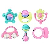 Fun 6ピースBaby Rattle and grasping toy playセット