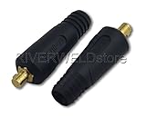 TIG溶接ケーブルパネルコネクタプラグDKJ10-25 200Ampダイスクイック継手2個