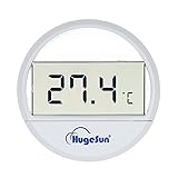 Decdeal ミニ LCD 水槽 温度計 デジタル 水温計 0°C〜40°C