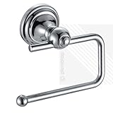 New Toilet Roll Paper Holder Wall Mounted Bathroom Accessory Chrome