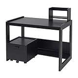 JKプラン 高さ調節が可能なロー＆ハイタイプデスク　幅100 EVO ダークブラウン BDC-0177-DB