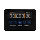 Lovoski サーモスタットスイッチ　温度コントローラ　デジタル　LED　制御　プローブ付き　AC 220V/DC 12V　 - DC 12V