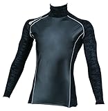 CO-COS コーコス 秋冬用 防風ハイブリッドロングネック G 2208 53BKカモフラ L