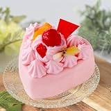 犬用ケーキ ハートチーズイチゴ 【北海道産素材使用】 誕生日 お祝い おやつ バースデー クリスマスケーキ 犬 プレゼント