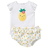 ジンボリー ベビー 新生児用 Tシャツ ブルマ パンツ2点セット パイナップル 3m-6m GYMBOREE [並行輸入品]