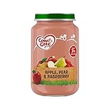 ステージ2ジャーリンゴ、梨＆ラズベリー200グラム (Cow & Gate) (x 4) - Cow & Gate Stage 2 Jar Apple, Pear & Raspberry 200g (