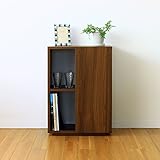 【takano_mokkou 高野木工 EASE イーズ 52サイドボード 52cm (ウォールナット色)】 国産 大川家具 サイドボード スリム キャビネット 木製 完成品