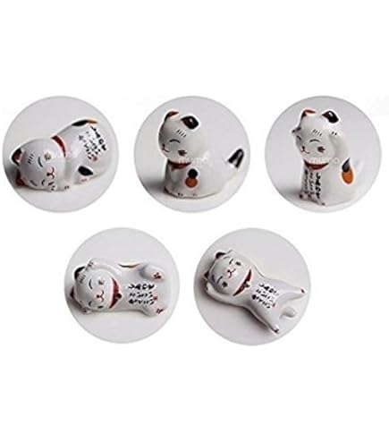 うつわやみたす さん　動物デザイン 陶器製箸置きセット　猫　子鹿　ハリネズミ うつわやみたす さん 動物デザイン 陶器製箸置きセット 猫 子鹿