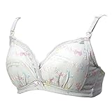 ローズマダム Rosemadame マタニティくるみんブラ ナルエー/Narueコラボ【リボン柄】授乳ブラ ストラップ&クロスオープン 産前産後 Mサイズ グレー 112-7655-01