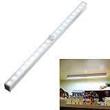 ポータブルバッテリーPowered 20 LED PIRモーションセンサークローゼットキャビネット夜間ライト