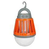 HQQN 電撃殺虫器 蚊取り器 USB充電式 ムシコロ LED搭載 全身防水IP*6 安心 無害 室内 アウトドア 夏の必需品-orange