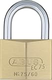 ABUS 75 / 60 KD B All Weatherソリッド真鍮キー設定異なる南京錠