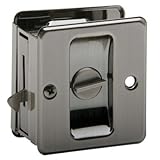 Schlage Antique Pewter Artisan Sliding Door Lock SC991B-620