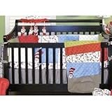 Dr Seuss Cat in the Hat 4 Piece Crib Bedding Set by Trend Lab [並行輸入品]