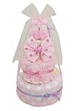 スイートリボン スペシャルLOVE プリンセス 3段 おむつケーキ 出産祝い