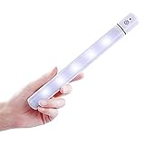 Belle Poque 人感センサーライト LED 電池式 自動点灯・消灯 赤外線センサー　マグネット付き 長時間照明 (白昼光色)
