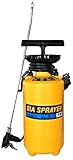 FA06-5501剥離剤・除草剤用プレッシャ式噴霧器5L単頭式53cm付&安全保護対策セット