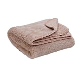 膝掛け ブランケット 100×70cm ピンク ふわふわ あたたかい 冬用 ボア マイクロファイバー かわいい ベビー 赤ちゃん