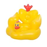 NoYuo バスチェア お風呂 エアーポンプ ベビーバス ふかふか ベビーチェア (ダック)