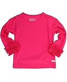 Ruffle Butts【ラッフルバッツ】Candy Ruffled Long Sleeve Layering Tee(2才) [RB0662-2T]