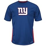 NFLニューヨークジャイアンツ半袖合成Tee、6 x、ロイヤル