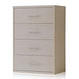 ワイエムワールド 4段チェスト 組合せ自在 ディスプレイラック 6Beeシリーズ 【カラー：ホワイトオーク】 00-HN-4CHEST