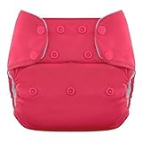 Swaddlebees One Size Simplex Cloth Pocket Diaper (Raspberry) [並行輸入品]
