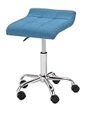 あずま工芸 スツール KLEIN(クライン) 41cm幅 ブルー EDC-4362