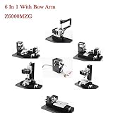 多機能旋盤 ミニ 卓上工作機械 ６in1 木工DIY モデル製作　 DIYツール 鋸盤 研磨機 穴あけ機 金属旋盤 木材旋盤 フライス盤 ドリル サンディング ターニング 切断 ツールキット