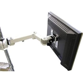 サンコー 4軸式クリップモニタア―ム(ホワイト) MARMGUS128W