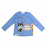 (バンダイ)BANDAI 長袖Tシャツ アンパンマン 肩ボタン付 サックス 90