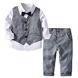 Happy Cherry SUIT ベビー・ボーイズ US サイズ: 1-2 Year Old カラー: グレー