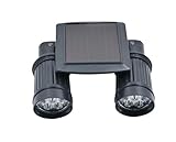 DingDong ソーラーled誘導ランプセンサースポットライトデュアルヘッド14個のLED赤外線センサーの壁屋外の壁のランプライト