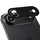 Podick レンズカバー iPhone Air 用 カメラフィルム 全面保護 アルミ合金製 強化ガラス 傷防止 レンズ保護 耐衝撃 アイフォンAir 用 カメラ保護 高透過率 黒縁取り 露出オーバー防止 カメラレンズプロテクター スペースブラック