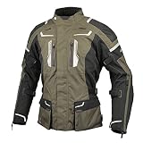 [KOMINE] バイク用 フルイヤージャケット JK-597 1283 オールシーズン向け 防水 防寒 CE規格 ストレッチ素材 プロテクター 07-597 メンズ Light Grey/Black 3XL